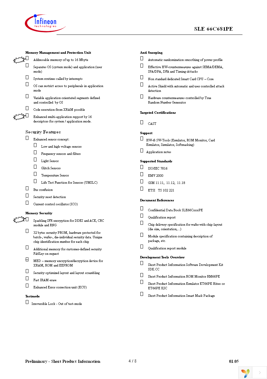 SLE 66C681PE M5.1 Page 4